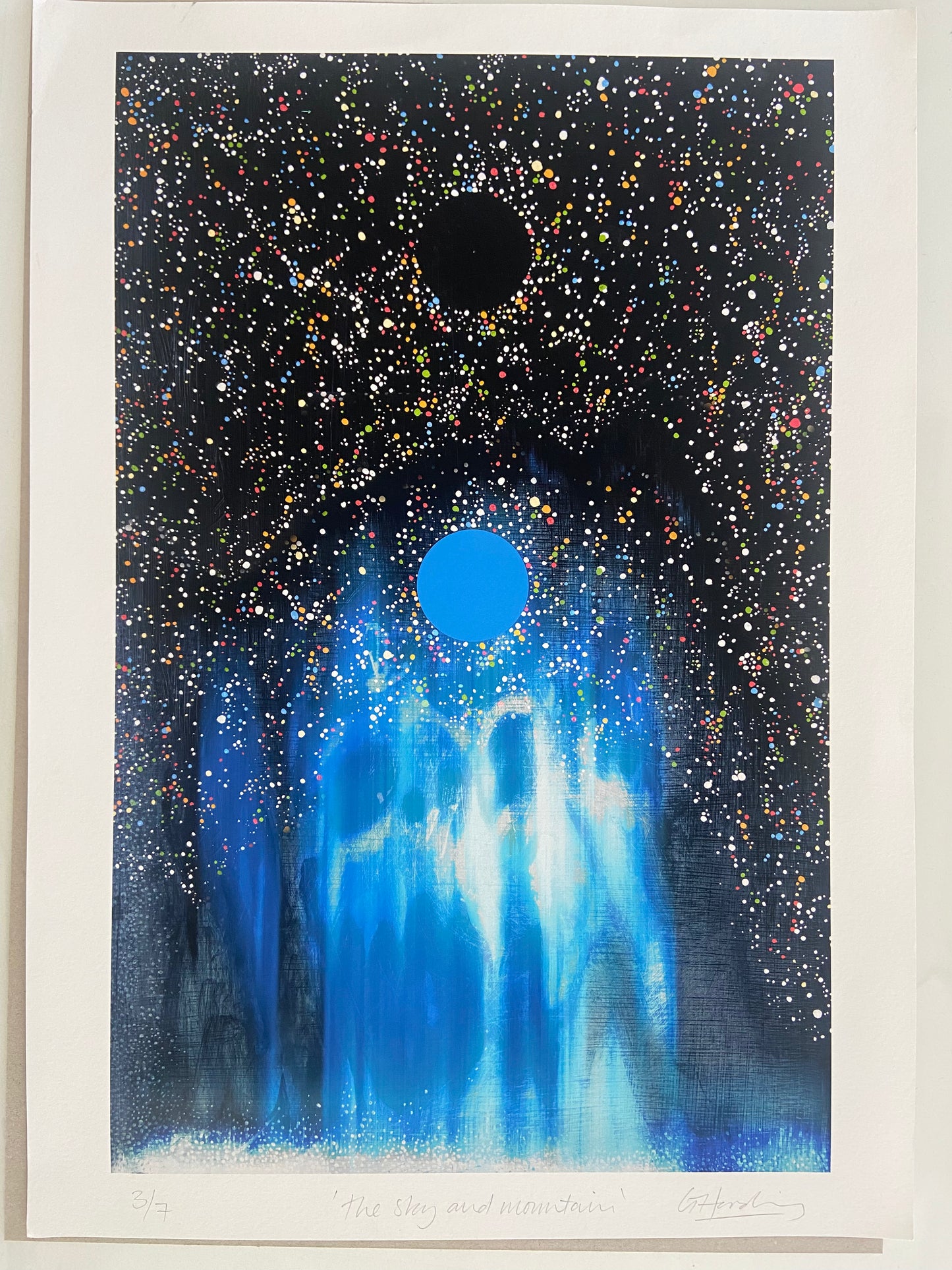 George Harding print The Sky and the Mountain