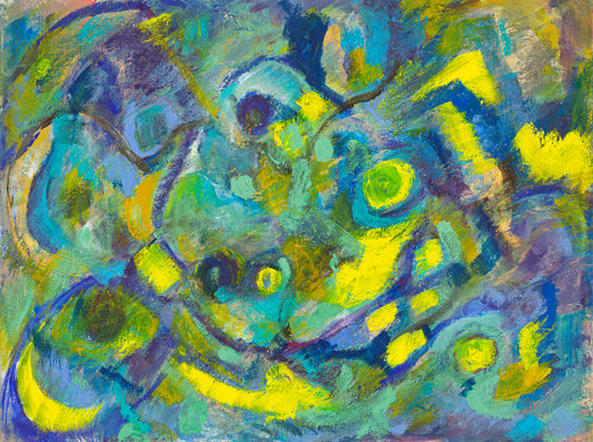 Kim Feld / Blue Abstract