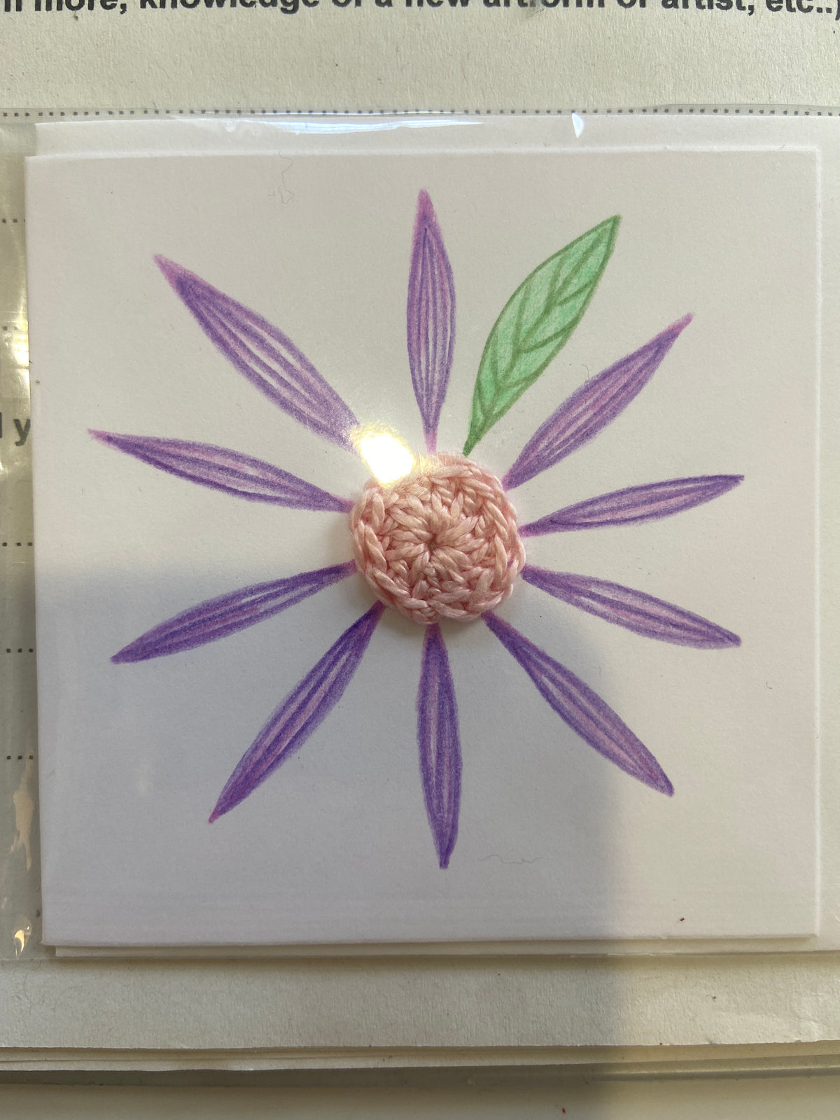 A.L Angelique small crochet card