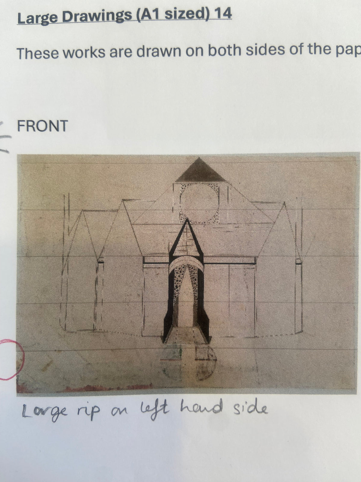 Albert A1 original drawings. Untitled