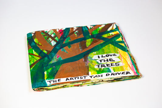 The Artist Taxi Driver / I Love The Trees book, original artwork