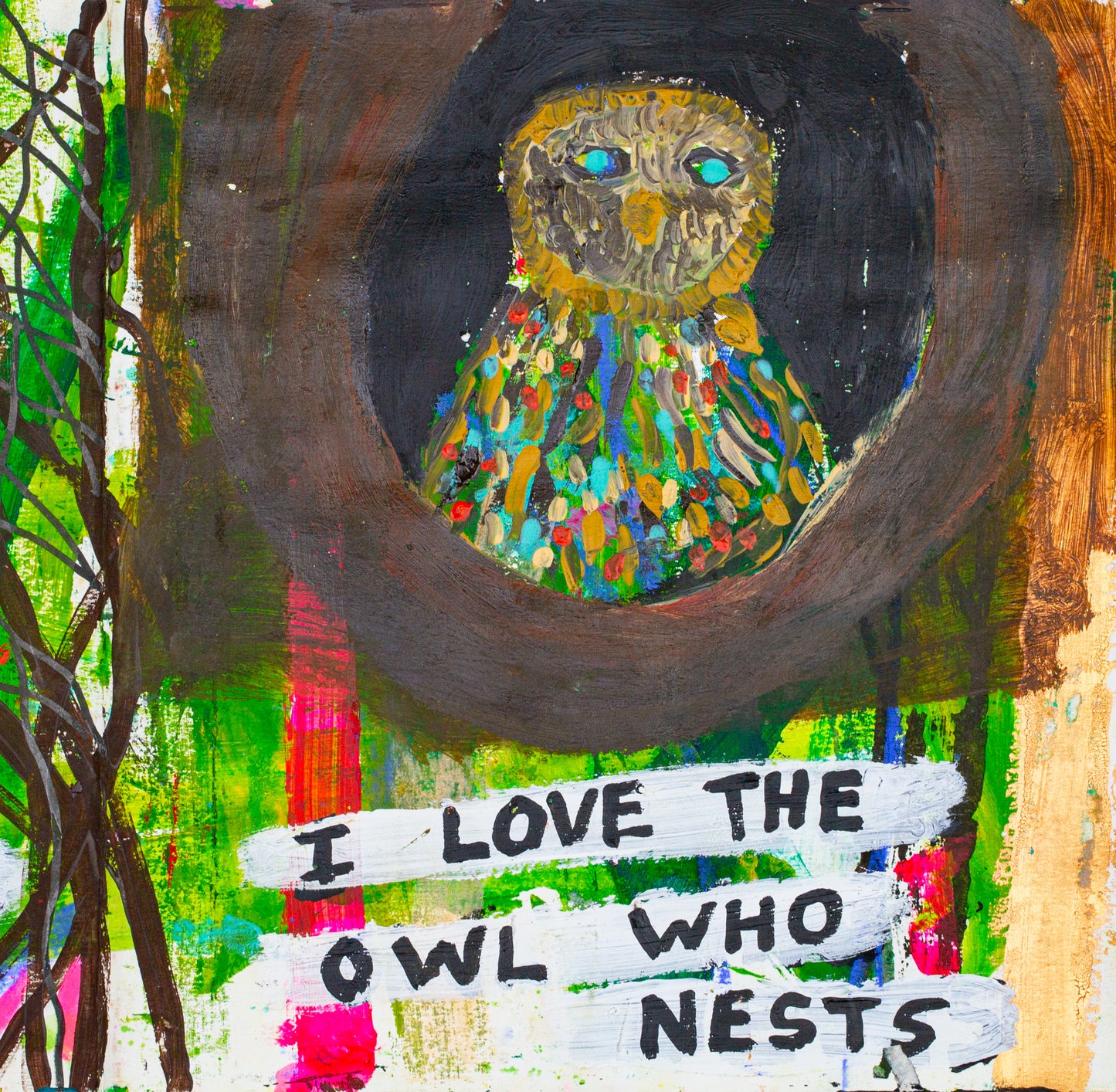 The Artist Taxi Driver / I Love the Trees book (original artwork)