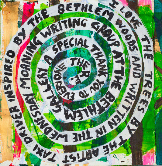 The Artist Taxi Driver / I Love The Trees book, original artwork