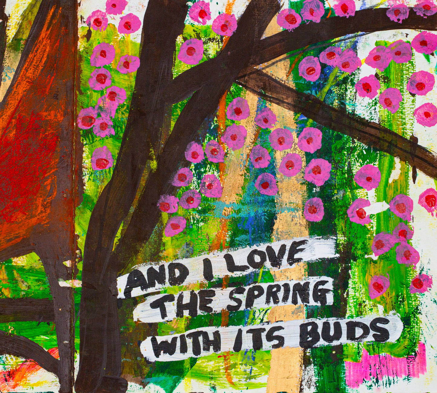 The Artist Taxi Driver / I Love the Trees book (original artwork)